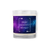 Pray, Manifest, Repeat Candle PBM™