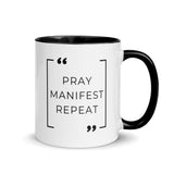 Pray, Manifest, Repeat Mug PBM™
