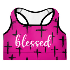 Pretty Blessed Sports Bra PBM™ | Pink