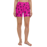 Pretty Blessed Yoga Shorts PBM™ | Pink