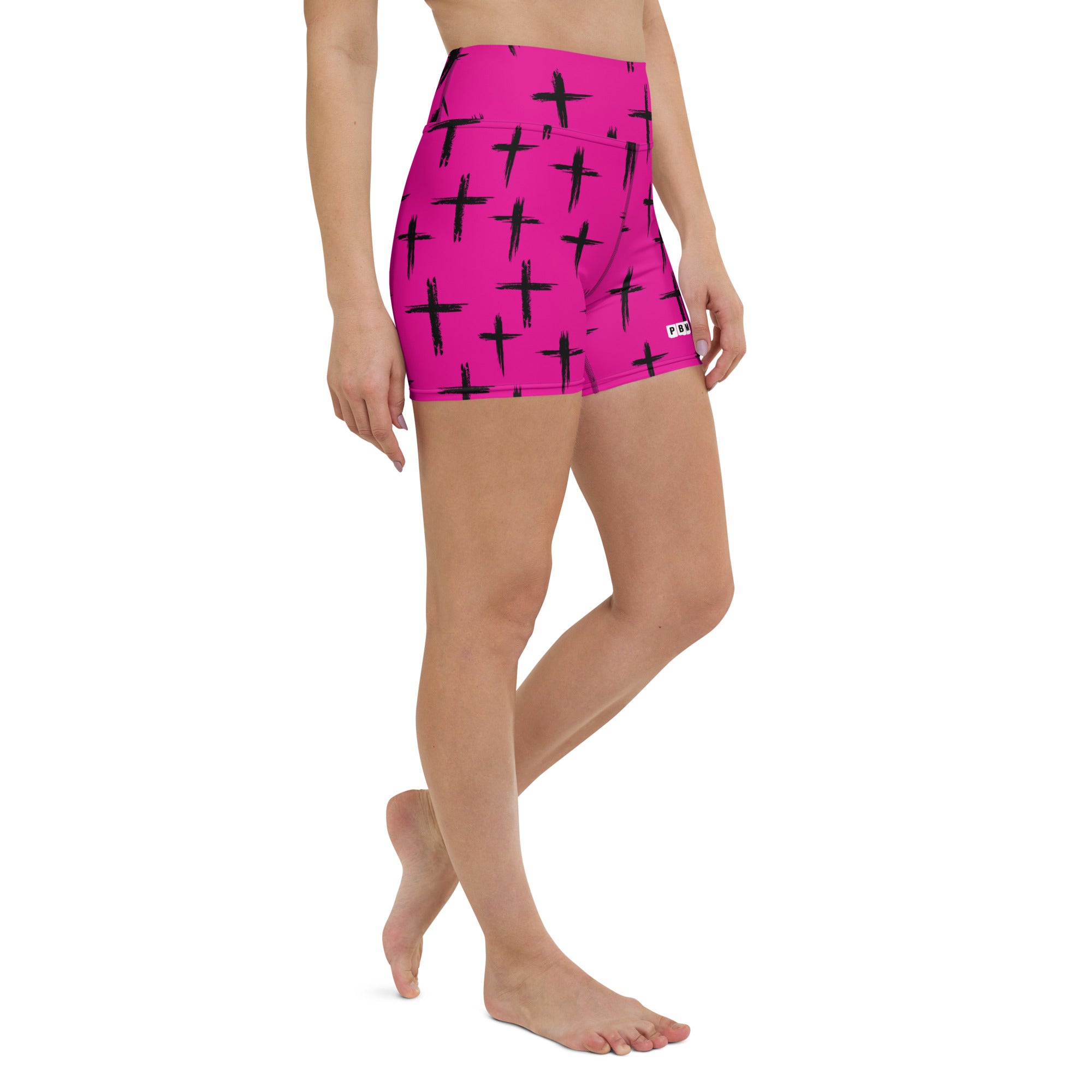 Pretty Blessed Yoga Shorts PBM™ | Pink