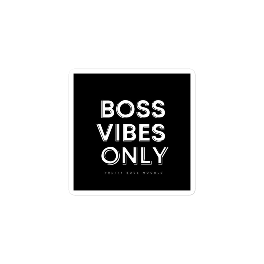 Boss Vibes ONLY Sticker PBM™