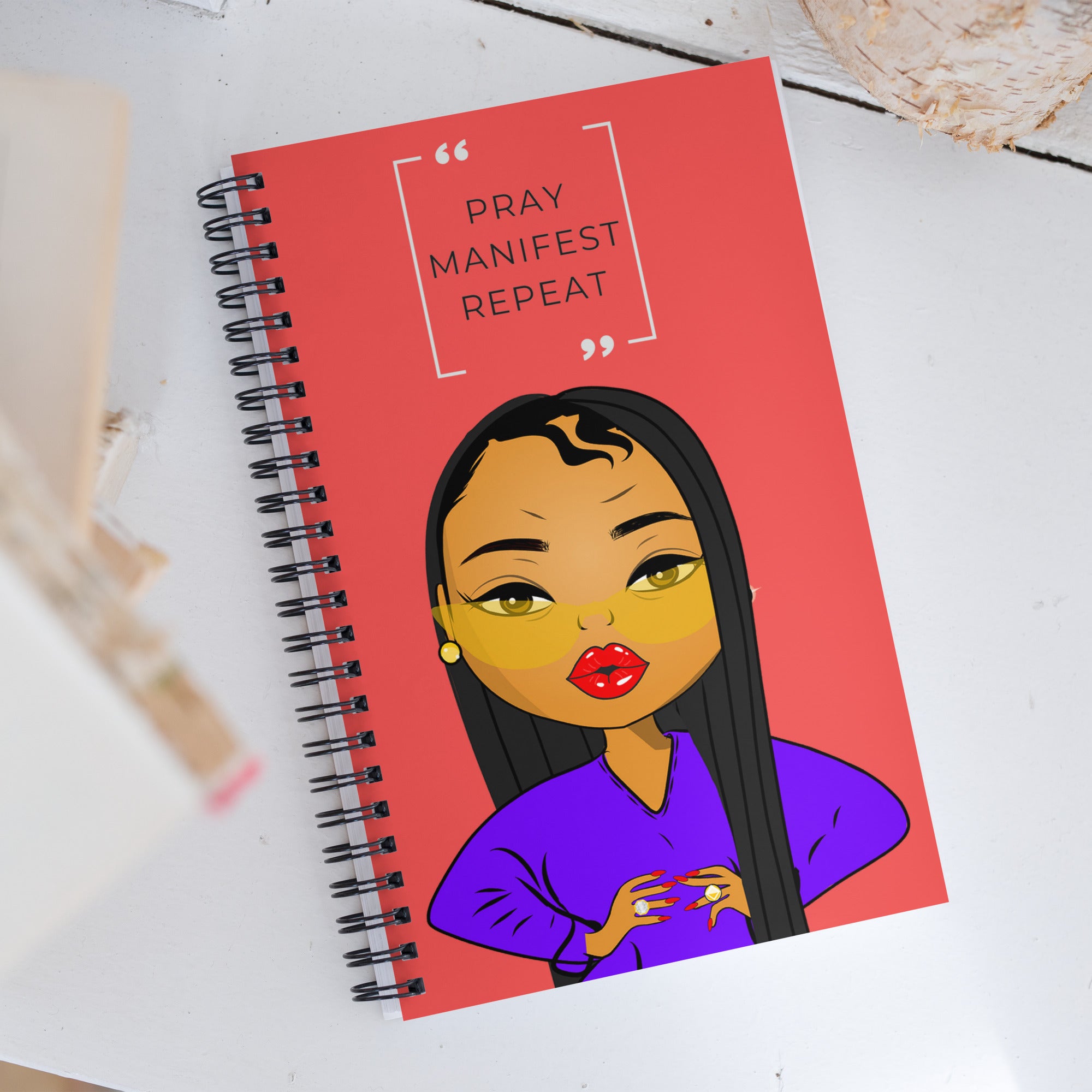 Pray, Manifest, Repeat Notebook PBM™ Secondary image