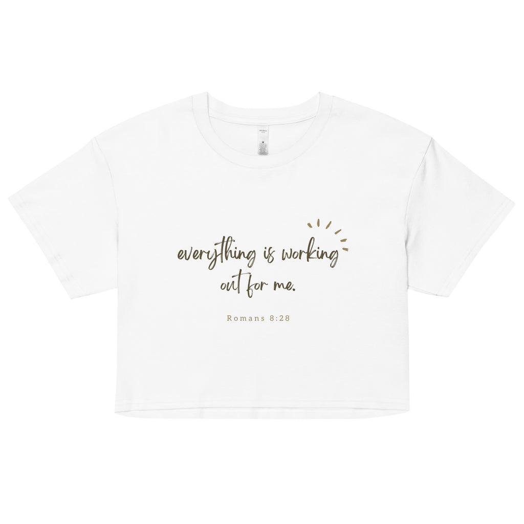 Romans 8:28 Crop Top