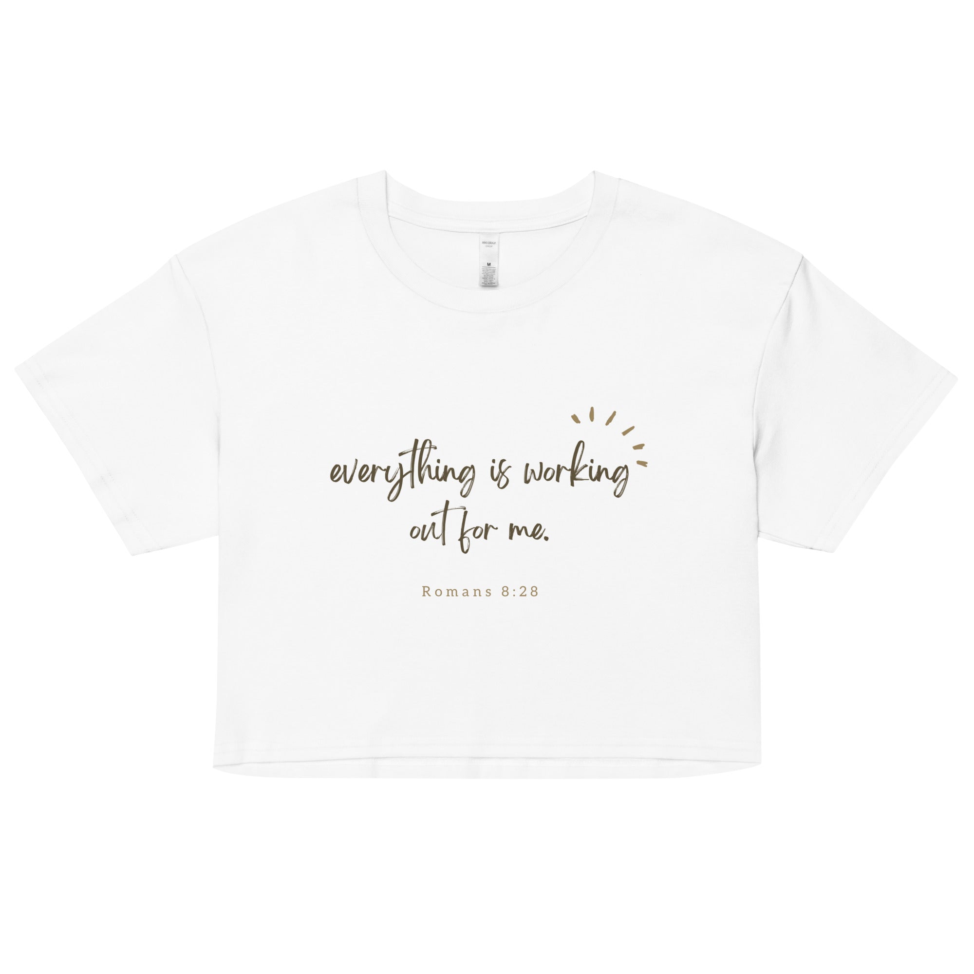 Romans 8:28 Crop Top