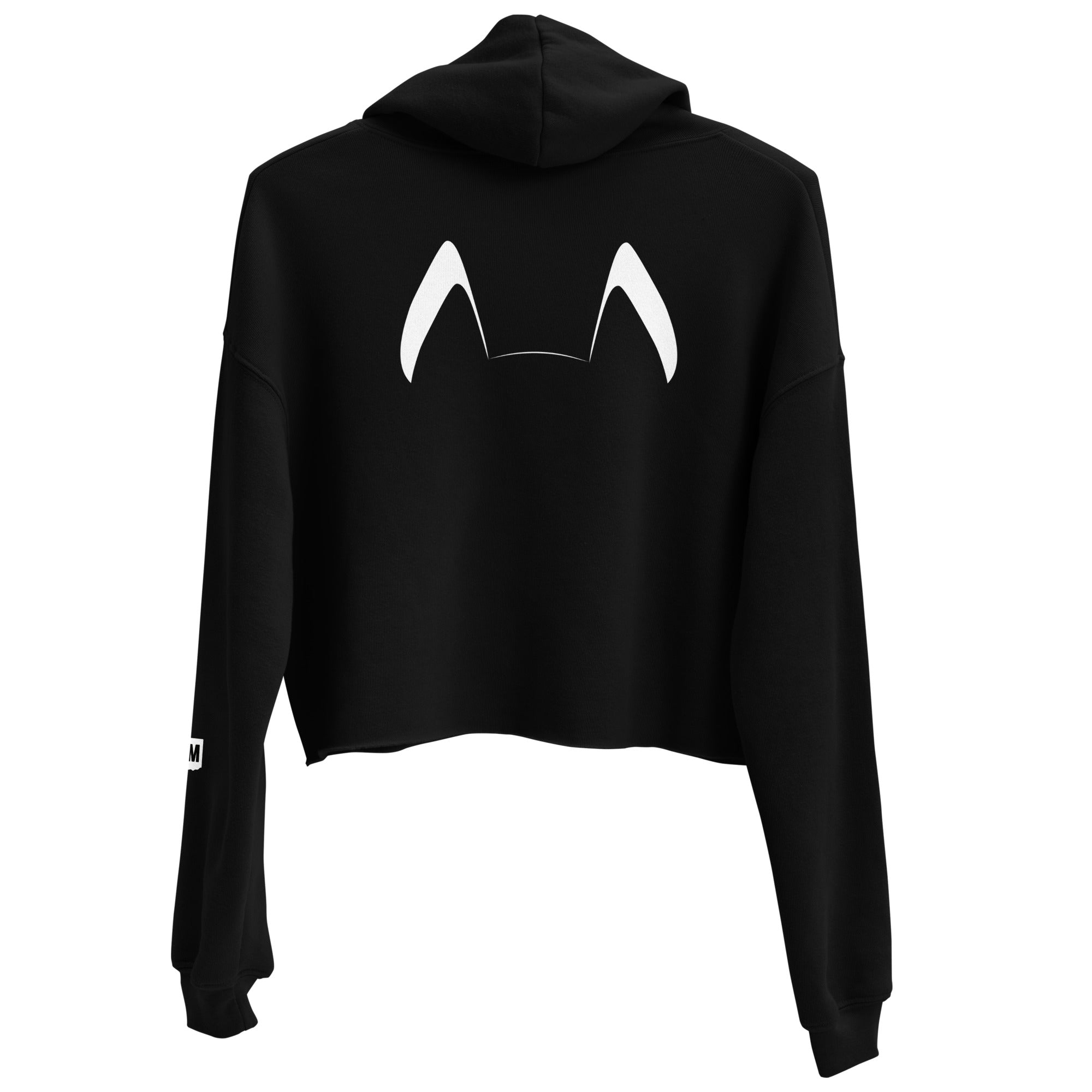 Black Cats Crop Hoodie PBM™ Secondary image