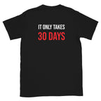 30 DTS Unisex T-Shirt | Black